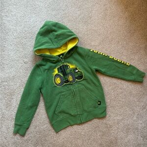 John Deere, 4T zip up tractor hoodie